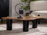 Cloud Coffee Table Modern Colour Combination Coffee Table Easy Assembly Coffee Table for Living Room W3081P352098