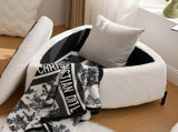 29.9"Wide 2 - Piece Upholstered Storage Ottoman Set Footrest Shoe Changing Stool with Metal W3098P296975