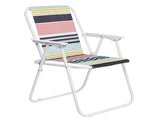 2PCS Folding Beach Chair, Lightweight Beach Chair with High Back, Portable Foldable Camping Chair 52331487
