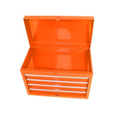 ZUN Detachable 5 Drawer Tool Chest with Bottom Cabinet and One Adjustable Shelf--Orange 08013365