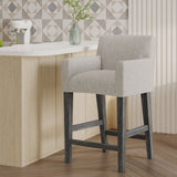 Upholstered 26 inch Counter Stool - Light Gray/Gray 71252.00LGRY