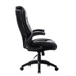 ZUN Big & Tall 400lb Ergonomic Leather Office Chair Executive Desk Chair W1692122266