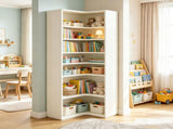 9 Tier L Shaped Bookcase Display Shelf Collection 29898054