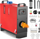 All in One 8KW 12V-24V Portable Diesel Air Heater with Muffler, Remote Control, LCD Monitor, Fast 65595654