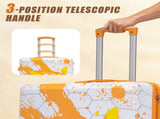 28 Inch PC Spinner Wheel Luggage, Carry on Suitcase, With Printed pattern and Combination Lock W2787P487193