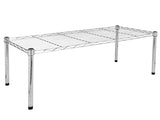 1-Shelf Shelving Storage Shelves,30" W x 14" D x 15" H Adjustable Storage Units,Steel Organizer Wire 49772363