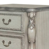 Vintage Bone White 2-Drawer Nightstand B062P189125