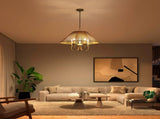15cm Down Rod Pendant, Beige Paper Rope Lampshade with Iron, 12cm Canopy, Boho Hanging Ceiling W934P512279