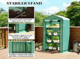 Garden Bed with Mini Greenhouse 47001441