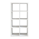 ZUN 8-Cube Organizer Storage with Opened Back Shelves,2 X 4 Cube Bookcase Book Shleves for Home, Office 02606646