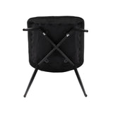Velvet Dining Chair set of 2, Metal Legs, Adjustable Feet, Black 62151339
