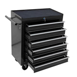 Rolling Tool Chest, 6 Drawer Tool Box with Wheels, Heavy Duty Industrial Service Cart Storage W1102138406