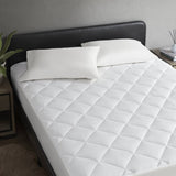 Overfilled Deep Pocket Mattress Pad White King B035P268151