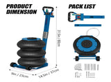 Air Jack, 3 Ton/6600 lbs Triple Bag Jack, Bag Jack Lift Up to 15.75 Inch, 3-5S Fast Lifting 24477871