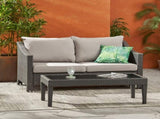 ANTIBES LOVESEAT & TABLE 57088.00SETGRY