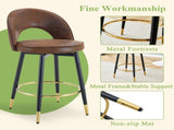 360 &degrotatable bar.Overall height 36 inches.Modern Echnology-Fabric Brown upholstered bar W1151P268914