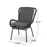 Mccaskill Patio Chair with Cushions 64877.00GRY