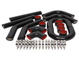 3 Inch 8pcs Universal Aluminum Tube Set 457MM Black 95008810