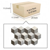 Hexagon Water-jet,White Gray Black 3 color, natural, for floor and wall,polished W1696P262340