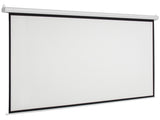 92" 169 80" x 45" Viewing Area Motorized Projector Screen with Remote Control Matte White 38942833