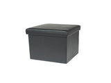 Collapsible Storage Ottoman, Black 77270219