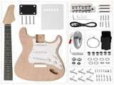 DIY 6 String ST Style Electric Guitar Kits with Mahogany Body, Maple Neck and Accessories 49027132