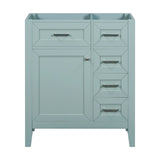 30" Bathroom Vanity without Sink, Cabinet Base Only, Bathroom Cabinet with Drawers, Solid Frame and WF321000AAF