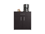 Pantry Organizer Cabinet 33" H, One Drawer, Two Interior Shelves, Two Doors B097P296809
