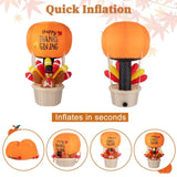 6ft 15W 5 LED Lights Turkey Hot Air Balloon Garden Turkey Decoration 33011150