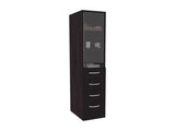 Linen Cabinet 68" H, Three Shelves, Four Drawers and Metal handles B097P296830