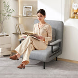 Folding Sofa Bed 5-in-1 Convertible Chair - 5-Position Adjustable Backrest with Pillow, Space-Saving W2700P319132