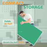 8ft Green Mid-Size Ping Pong Conversion Top Foldable & Portable Table Tennis Table Top for Indoor 58804864