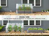 Garden Bed with Mini Greenhouse 82545750