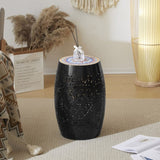 RUBY12" SIDE TABLE -BLACK N770P182376B