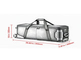 Large Studio Equipment Trolley Case 35.83 x 11.81 x 14 in, for Light Stands, Tripods & Telescopes 11350866