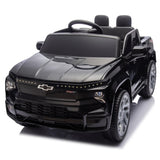 ZUN 12V Kids Ride on Car W/Parents Control,Licensed Chevrolet Silverado,Four-wheel suspension,LED W1578P202302