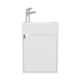 Hudson Vanity Sink, Bathroom, White B092P329249
