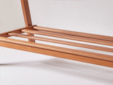 Heavy-Duty Solid Wood Freestanding Clothes Rack, A-Shaped Garment Hanger Stand with 63185217