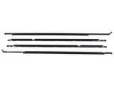 Door Belt Molding Weatherstrip Set for 1995-2002 Toyota Corolla 1.8L Front Rear 75710-02050 72638917