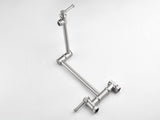 Wall mounted Filler Faucet, Modern Brass Filler Two-Attachment Wall Mount Folding Kitchen 43078982