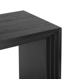 U_STYLE Modern Style Console Table made of Paulownia Solid Wood Veneer,Suitable for Foyer, Living N711P205930B