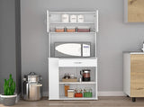 Pantry Cabinet 67" H, Two Doors, One Drawer, Two Storage Shelves, Two Internal Shelves, Three B097120774