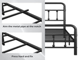Metal Bed Frame,Queen Size Bed Frame with Headboard,Structurally Stable, Under Bed Storage,No Box W311P388953