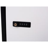 Package Delivery Box, 14'' x 11.3'' x 42'', Galvanized Steel Parcel Mailbox w/Code Lock & Mounting W46567683