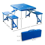 ZUN Portable Camping Table/ Dining Table （Prohibited by WalMart） 59763545