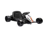 Kids Electric Drift Go Kart 24V, Dual Motor Soft Start Ride-On Kart with PU Wheels,White 74757866