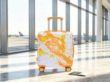 20 Inch PC Spinner Wheel Luggage, Carry on Suitcase, With Printed pattern and Combination Lock W2787P487169