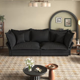 90.55" Modern Comfy Upholstered Sofa Cloud Couch, Deep Seat Couches with Multiple Large Soft W1885P234641