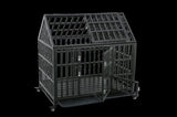 ZUN Heavy Duty Dog Cage pet Crate with Roof 81385515