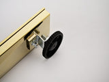 24 Inch Linear Shower Drain with Removable Square Patterned Grate, 304 Stainless Steel with Hair 20605305